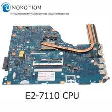 NOKOTION-placa base con disipador de calor para portátil, para ACER Aspire E5-722, E5-722G, 14278-3M, 448.04Y02.003M, NBMY011004, E5-752G, CPU 2024 - compra barato