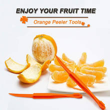 BalleenShiny 5pcs Lemon Citrus Peeling Knife Remover Peel Easy To Open Orange Peeler Tool Plastic Slicer Fruit Kitchen Gadgets 2024 - buy cheap