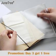 Travelers notebook traveler diary pvc zipper sheet protector business card storage bag Accessory Card Holder Bag Storage journal 2024 - buy cheap