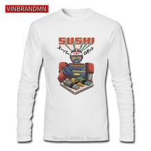 Militar super sushi foodies robôs anime mazinger z men impresso tshirts engraçado streetwear japonês t camisa grendizer rock tv t 2024 - compre barato