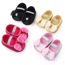 Zapatos de Otoño de cuero PU para bebé, niño y niña, zapatos de princesa con lazo y flecos, calzado antideslizante de suela suave, zapatos de cuna de cuero 2024 - compra barato