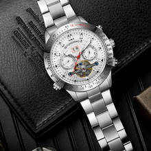 FORSINING 2021 New Mens Tourbillon Automatic Mechanical Watch Top Brand Luxury Fashion Sport 30M Waterproof Clock 2024 - buy cheap