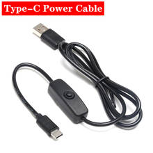 Raspberry Pi 4 Питание кабель 3A Тип-C USB-C Зарядное устройство кабель провод с включения/выключения для Raspberry Pi 4 для Мобильный телефон 2024 - купить недорого