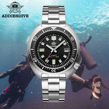 Adies relógio de mergulho nh35 diver para homens, relógio masculino luminoso de 200m, mecânico, automático, para mergulho 2024 - compre barato