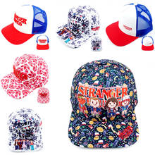 Sombrero de Stranger para hombre y mujer, gorra de béisbol con diseño de dibujos animados de Horror, estilo Hip Hop, ajustable, accesorios de Cosplay, regalo, 0552 2024 - compra barato
