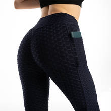 Women Seamless Pocket Leggings Gym Yoga Pant Sportswear Butt Lifting High Waist Tummy Control Stretchy Workout Booty Tight Pants 2024 - buy cheap
