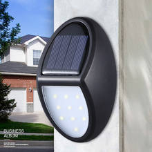 Lámpara Solar de pared de alto brillo, 10 LED, para exteriores, jardín, camino de pared, patio, iluminación de paisaje, luces de balcón de emergencia al aire libre 2024 - compra barato