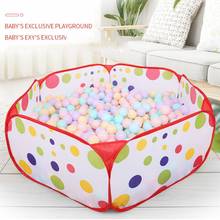 OCDAY Foldable Baby Play House Tent Polka Dot Basketball Tent Kids Ocean Ball Pool Outdoor&Indoor Sports Or 100/50 pcs Toy Balls 2024 - buy cheap