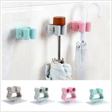 Mop Broom Umbrella Wall Mounted Self Adhesive Holder Hanger Storage Rack Tool Home Bathroom Kitchen Tool 2024 - buy cheap