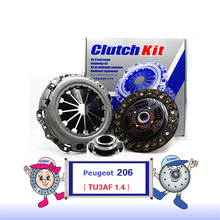 For Dongfeng Peugeot 206 TU3AF 1.4  Clutch Cover Clutch Plate& clutch release  Bearing Clutch Kit Set Three Piece Set 2024 - buy cheap