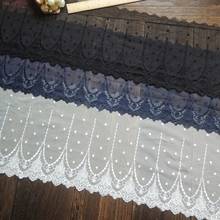 Skirt Lace Dress Wedding Dress diy Material Navy Blue Black Decorative Curtain Accessories  Width 20cm 2024 - buy cheap