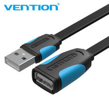 Vention USB2.0 3,0 Удлинительный кабель от мужчины к женскому Удлинительный кабель быстрая скорость USB3.0 кабель Расширенный для ноутбука ПК USB удлинитель 5 м 2024 - купить недорого