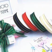Organza Satin Ribbon for Christmas Decorations Bow Ribbons Wedding Gifts Packing Wrapping DIY Crafts Supplies 50 Yards/lot 25mm 2024 - buy cheap