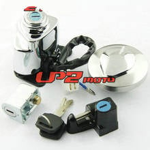Ignition Switch Fuel Gas Cap Helmet Steering Lock Keys Set For Honda VT250C Magna 95-97 VT600 Shadow VLX 88-08 2024 - buy cheap