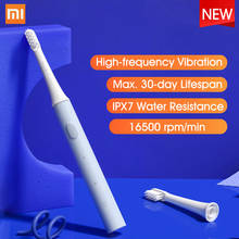 Xiaomi-cepillo de dientes eléctrico Mijia T100 para adulto, Dispositivo ultrasónico automático, recargable por USB, resistente al agua IPX7 2024 - compra barato