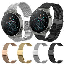 Ремешок «Миланская петля» для наручных часов Huawei Watch GT 2 Pro GT2, металлический сетчатый Браслет для смарт-часов Honor ES / MagicWatch 2024 - купить недорого