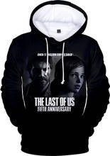 Sudadera con capucha de The Last of Us, chaqueta con estampado 3D de Anime Joel Ellie para Cosplay, Jersey de otoño 2024 - compra barato