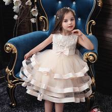 New Baby Kids Christmas Dress For Girls Tutu Cake Princess Dress Flower Girls Wedding Dress Children Formal Prom Evening Party 2024 - buy cheap