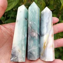 Wholesale natural blue sky tower quartz caribbean calcite crystals point for decoration for sale 2024 - buy cheap