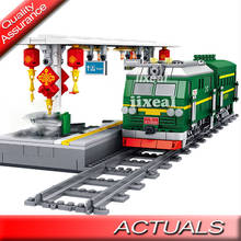 610008 City Railway Rail Train Building Blocks High-speed Track Trains Figures Bricks Compatible DIY for Boy Toys 2024 - buy cheap