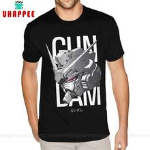 Custom Made Gundam Tee Shirts Men's Make Your Own Short Sleeved Full Cotton Black O Neck Tees Shirt 2024 - buy cheap
