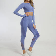 LANTECH  Sports Suits Set Women Yoga Sets Gym Fitness Athletic Pants Leggings Sportswear Leggings Seamless Sports Shirts 2024 - buy cheap