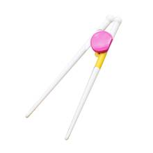 New Plastic Children Learning Chopsticks Baby Practice Chopsticks Training Chopsticks Cartoon Silicone Handle Kitchen Tableware 2024 - buy cheap