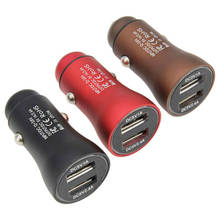 500pcs Dual USB Car Charger 2.4A Fast Charging For iPhone 11 Xiaomi Huawei Samsung Power Adapter Car Phone Charge with LED Light 2024 - buy cheap