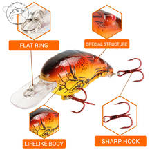5 Colors 3D Eyes Wobbler Bionic Bait Swim bait Sea Fishing Lures7cm/11.6g Artificial Shrimp Legs ABS Plastic Hard Bait 2024 - buy cheap
