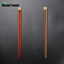 Visual Touch-1 par de palillos japoneses asiáticos naturales sin pintar y sin cera, saludable, para Sushi, vajilla, palillos duraderos 2024 - compra barato