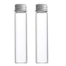 2Pcs 17ML Glass Jar Bottles Tobacco Herb Storage Box With Aluminum Cover Shisha Case Kitchen Jars Smoking Cigarette Accessories 2024 - buy cheap