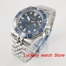 40mm Bliger men's watch blue dial sapphire glass Ceramic Bezel Automatic movement Luminous luxury Mechanical watches 2024 - buy cheap