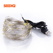 10M Led Light String USB Multicolor White Warm white Fairy Light Silver Copper Wire Light Party Wedding Decoration Garland Light 2024 - buy cheap