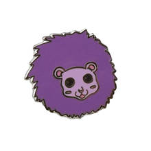 Wizarding World-broche inspirado en PygmyPuff púrpura para colección de Fans, insignia de dibujos animados 2024 - compra barato