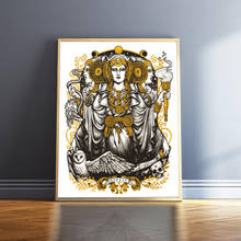 Hecate Lady of Elche Triple Goddess Vintage Canvas Poster Witch Medusa Dollmaker Prints Witchery Wall Art Painting Decor Picture 2024 - buy cheap