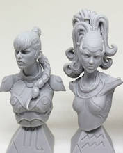 New Unassembled 1/12 ancient fantasy woman warrior set include 2 (WITH BASE )   Resin Figure Unpainted Model Kit 2024 - buy cheap