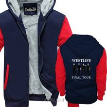 WESTLIFE FINAL TOUR MUST HAVE men thick hoodies POLYESTER winter thick jacket coat fashion brand man hoody coats sbz6400 2024 - buy cheap