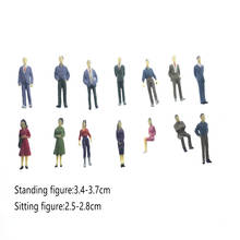 Weijingmodel 100 Model People Figures Passenegers Train Scenery 1:50 O Scale Mixed Color Pose 2024 - buy cheap