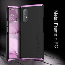 Shockproof Metal Armor Case For OPPO Reno 3 Pro 2 Reno 10X Zoom Case Luxury Aluminum Hard PC Full Cover For OPPO Reno 3 Pro Case 2024 - compre barato