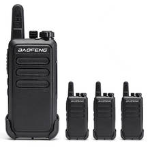 Baofeng-conjunto de rádio comunicador portátil, 4 peças, walkie-talkie, uhf, usb, longo alcance, duas vias, upgrade de segundo 2024 - compre barato