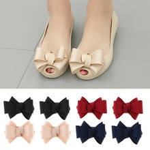 8Pcs Ribbon Bow Shoe Clips High Heel Shoes Buckle Clip Shoe Charms Ornament 2024 - buy cheap