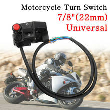 Universal Motorcycle Handlebar Switch Electric Bike Scooter Horn Turn Signals On/Off Button Light Switch 2024 - buy cheap