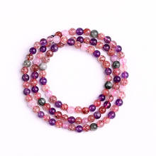 Color Hair Natural Crystal Bracelets 5mm Round Bead Bracelet Help business Lucky for Women Korean Style Colorful Fashion Jewelry 2024 - buy cheap