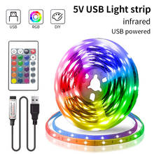 5M LED Strip Light USB 2835 RGB led Light DC5V Flexible Luces LED Lamp Tape Ribbon TV Desktop Screen BackLight Diode Neon 2024 - buy cheap