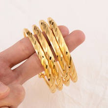 Gold Dubai Bride Wedding Simplicity geometry metal cuff bracelet Bangle for Women Girl party Gift 2024 - buy cheap