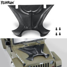YEAHRUN Plastic RC Car Body Shell Engine Cover Hood Trim Panel For 1/10 Axial SCX10 Jeep Wrangler RC Crawler Car Parts 2024 - buy cheap