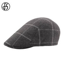 Boinas a cuadros de estilo clásico inglés para hombre y mujer, gorros planos deportivos informales, de algodón, FS 2020 2024 - compra barato