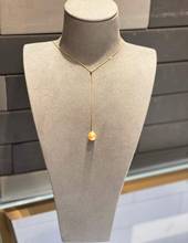 MADALENA SARARA 11 мм жемчужное ожерелье с подвеской простое Стильное женское роскошное 18k золотое ожерелье 2024 - купить недорого