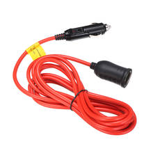 1pc 8A Cigarette Lighter Extension Cable 3.6m Extra Strong Plug Cable for 12V 24V Car Electrical Appliances 2024 - buy cheap