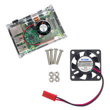 Новый многофункциональный 1 комплект 5V 0.2A охлаждающий вентилятор Cooler для Raspberry Pi Модель B +/Raspberry Pi 2/3 2024 - купить недорого